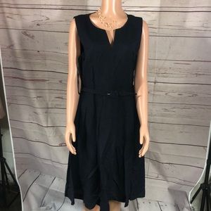 Karl Lagerfeld linen dress knee length size 12